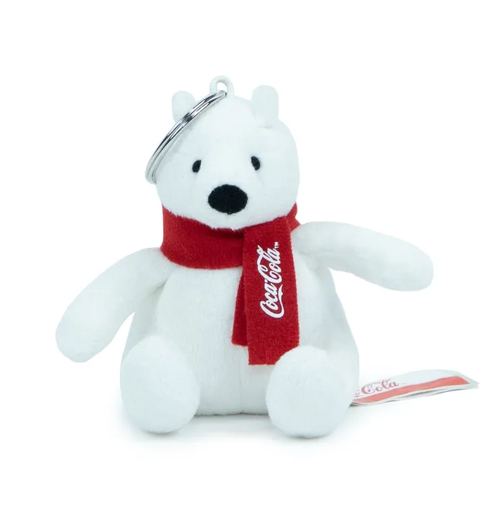 Coca-Cola Polar Bear Plush Keychain