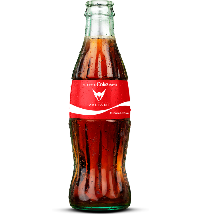 LA Valiant Coca-Cola Bottle