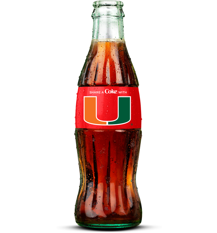 U of Miami Coca-Cola Bottle