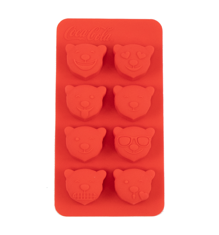 Coca-Cola Polar Bear Emoji Ice Cube Tray