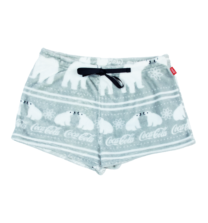 Coca-Cola Polar Bear Women's Minky Shorts