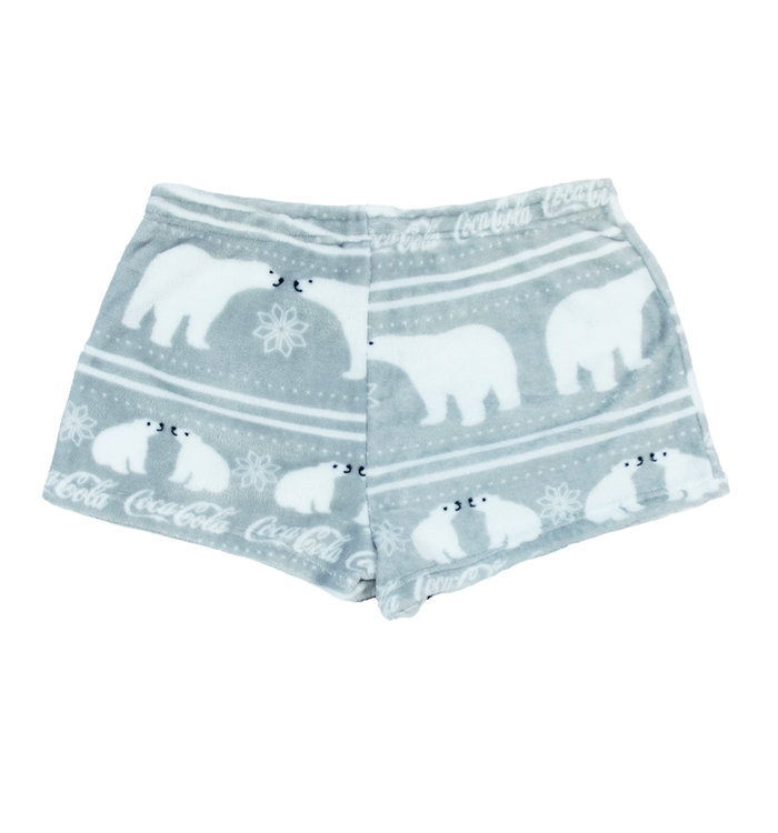 Coca-Cola Polar Bear Women's Minky Shorts