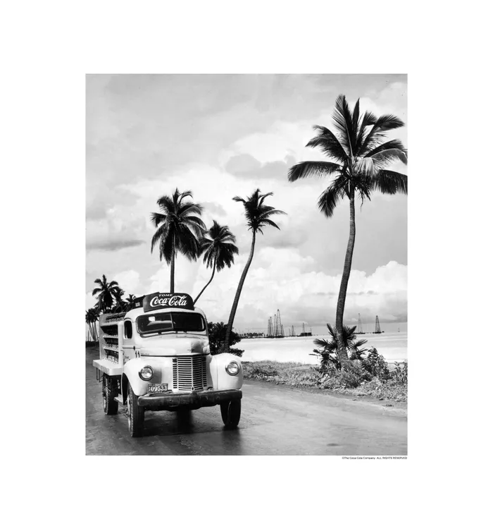 Coca-Cola Palm Tree Art Print Poster