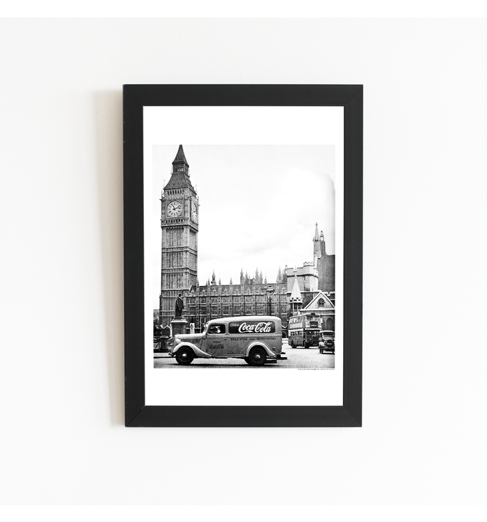 Coca-Cola Clock Tower Art Print Poster
