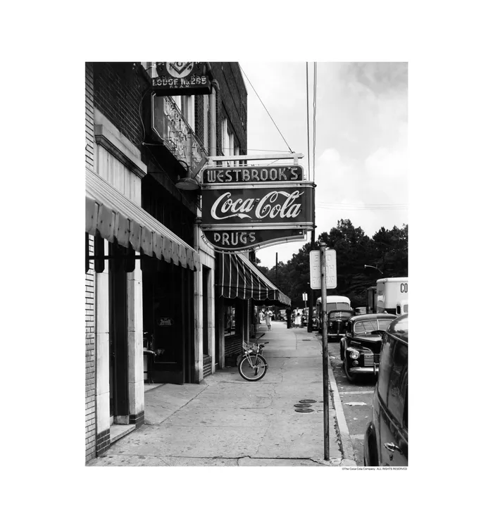 Coca-Cola Drugstore Art Print Poster