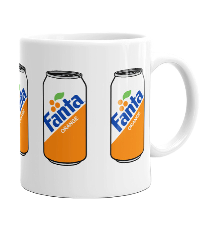 Fanta Can Design Mug - 11 oz