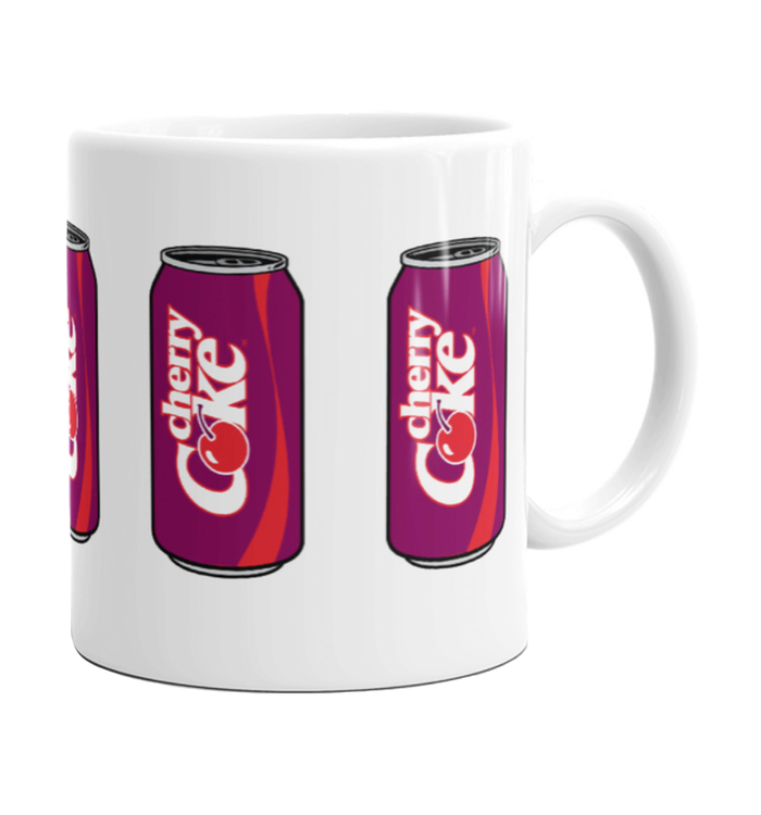 Cherry Coke Can Design Mug - 11 oz.