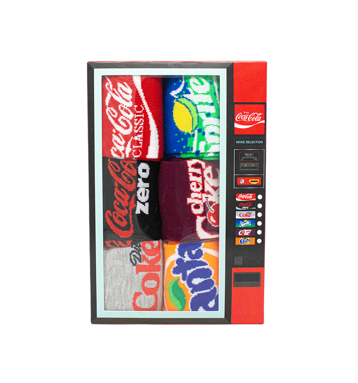 Multi Brand Women's Vending Machine Socks 6PK