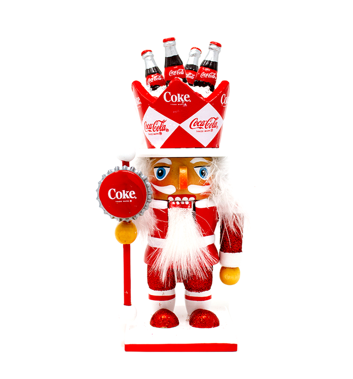 Coca-Cola Small Nutcracker Figurine