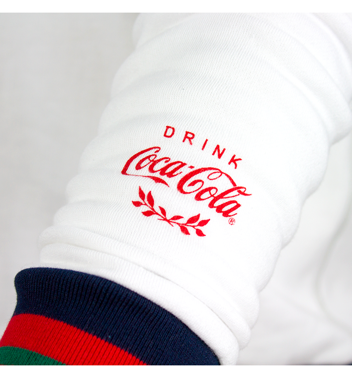 Coca-Cola Ringer Crew Unisex Fleece