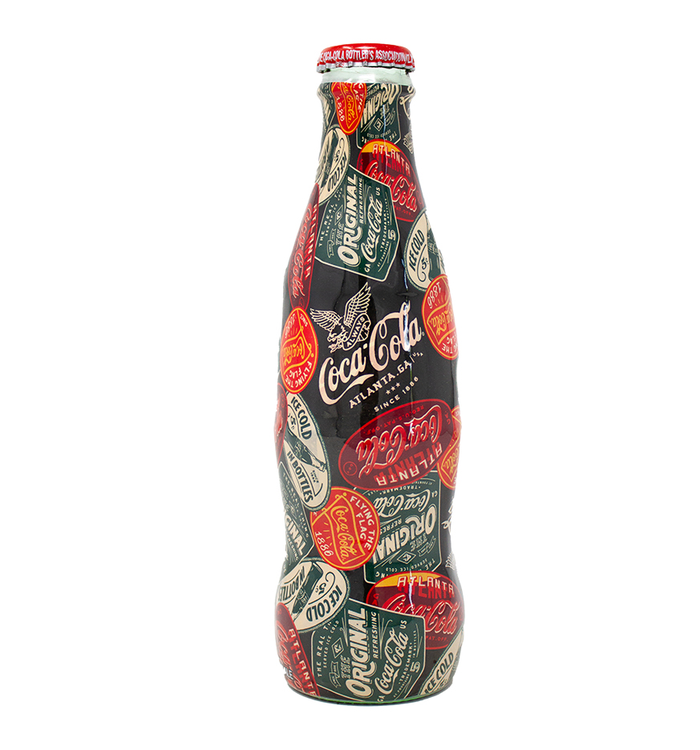 Coca-Cola Vintage Stickers Full Wrap Collectible Bottle
