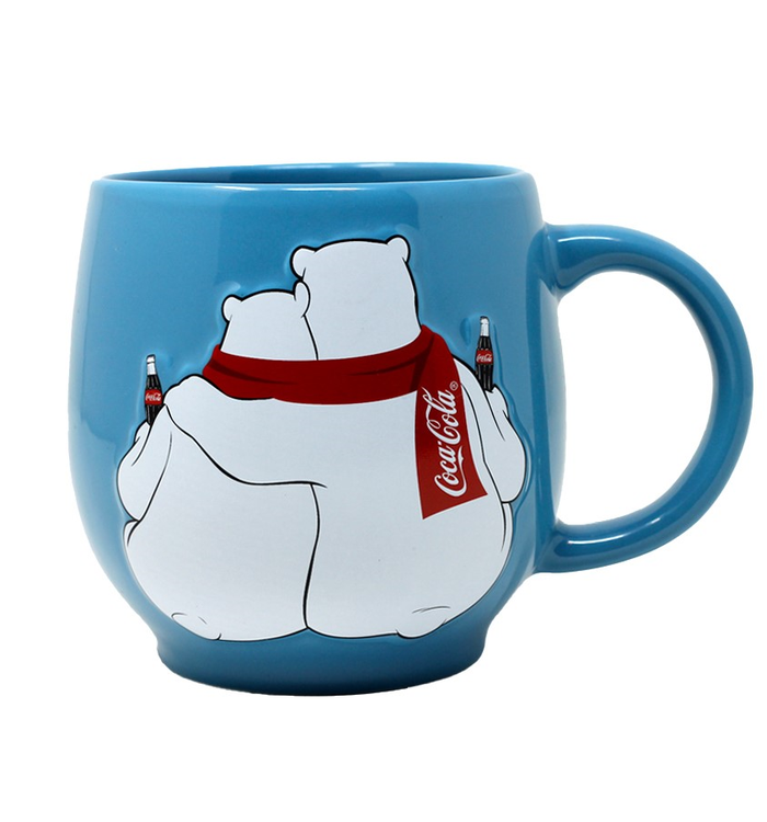 Coca-Cola Polar Bear Love Heart Mug