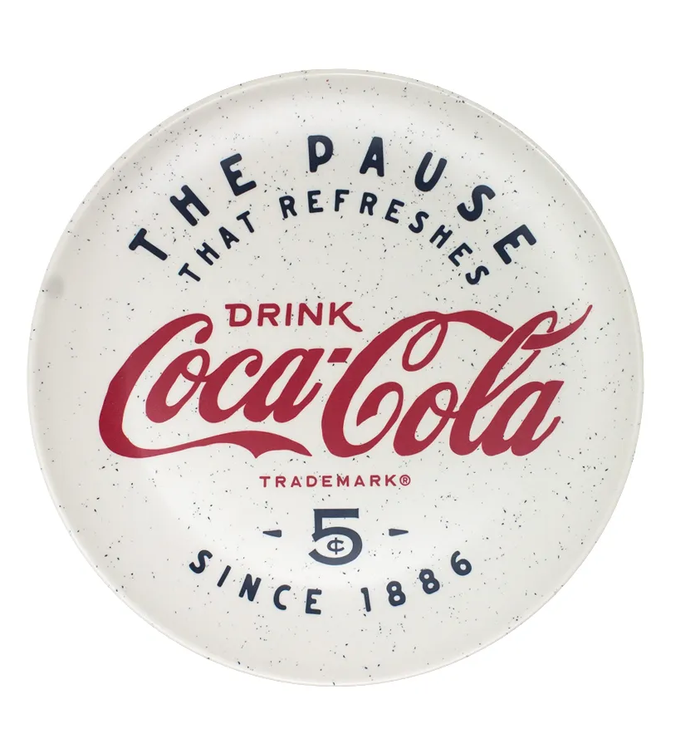 Coca-Cola Melamine Dinner Plate -10.5"