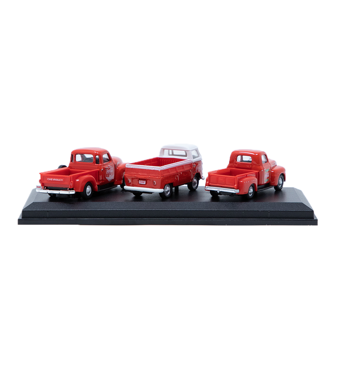 Coca-Cola Classic Pickups Model Gift Set