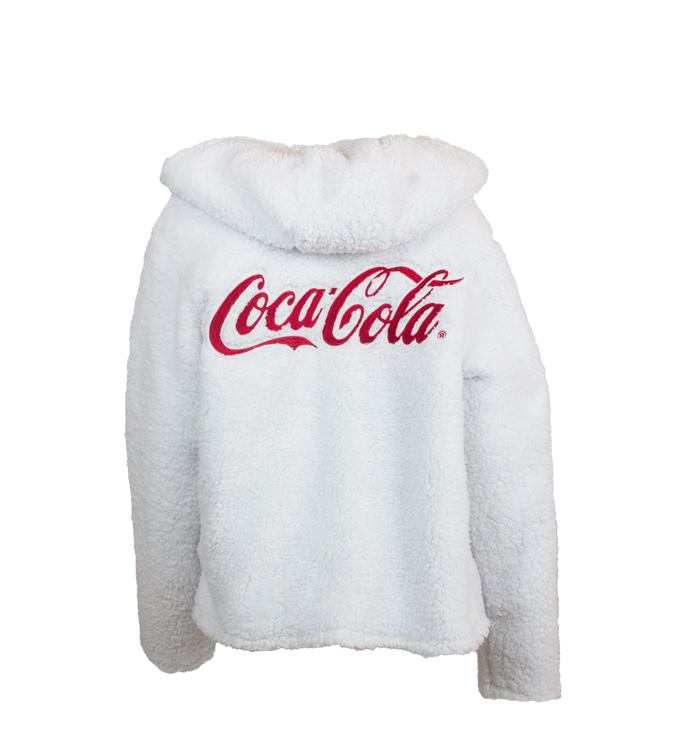 Coca-Cola Polar Bear Women's Wrap Hoodie