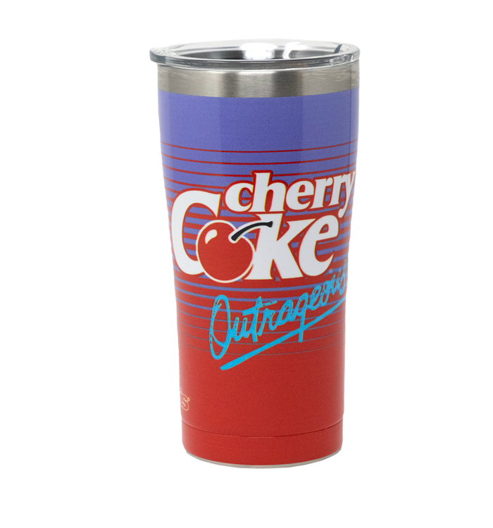 Vintage Cherry Coke SS Tervis Tumbler 20oz.