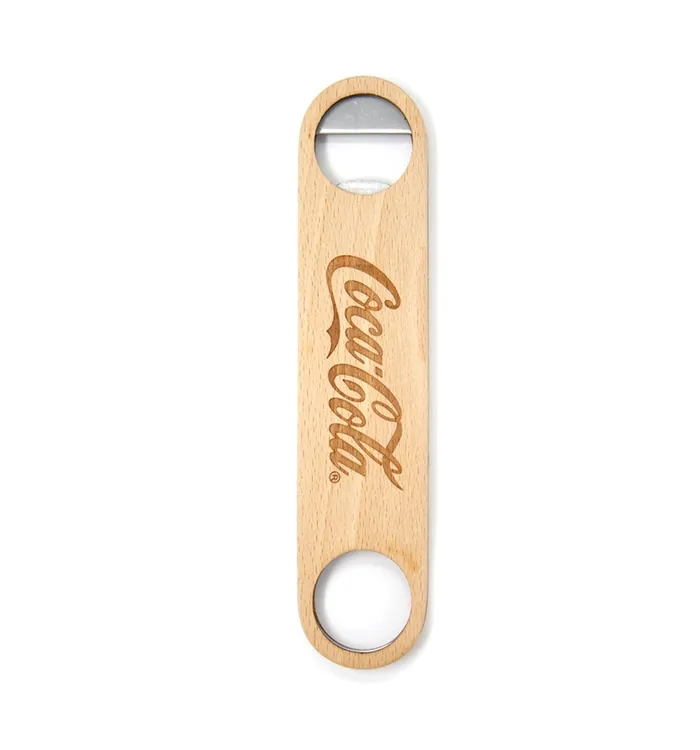 Coca-Cola Wood Script Flat Opener