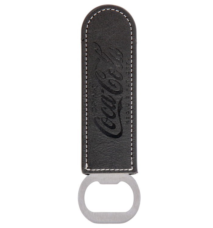 Coca-Cola Faux Leather Bottle Opener
