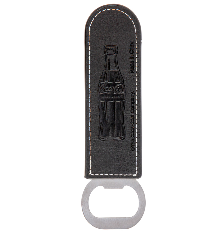 Coca-Cola Faux Leather Bottle Opener