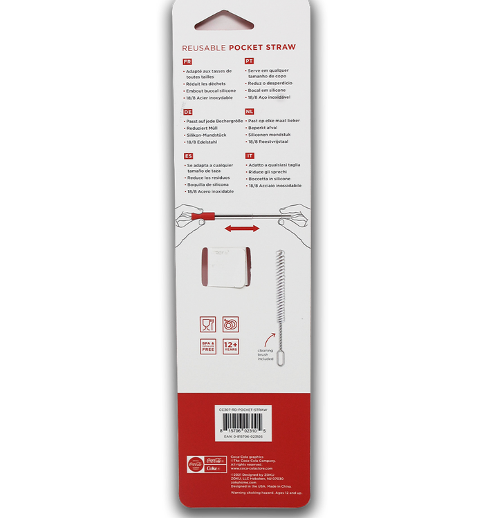 Coca-Cola Pocket Straw