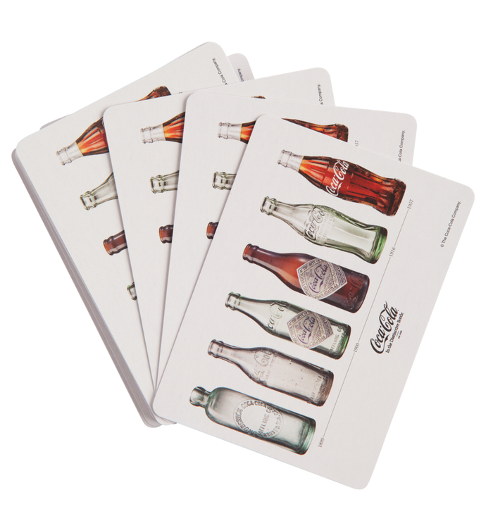 Coca-Cola Playing Cards History of the Bottle