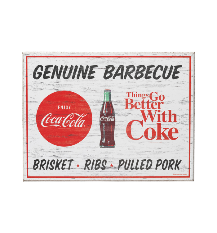 Coca-Cola Genuine Barbeque Sign