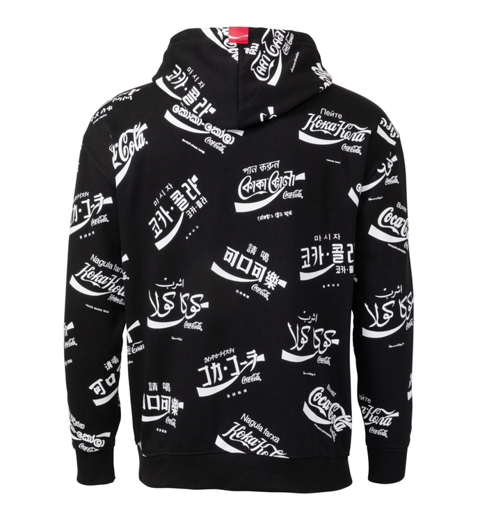 Coca-Cola All Over Language Unisex Hoodie