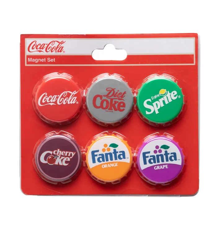 Multi Brand Bottlecap Magnet Set