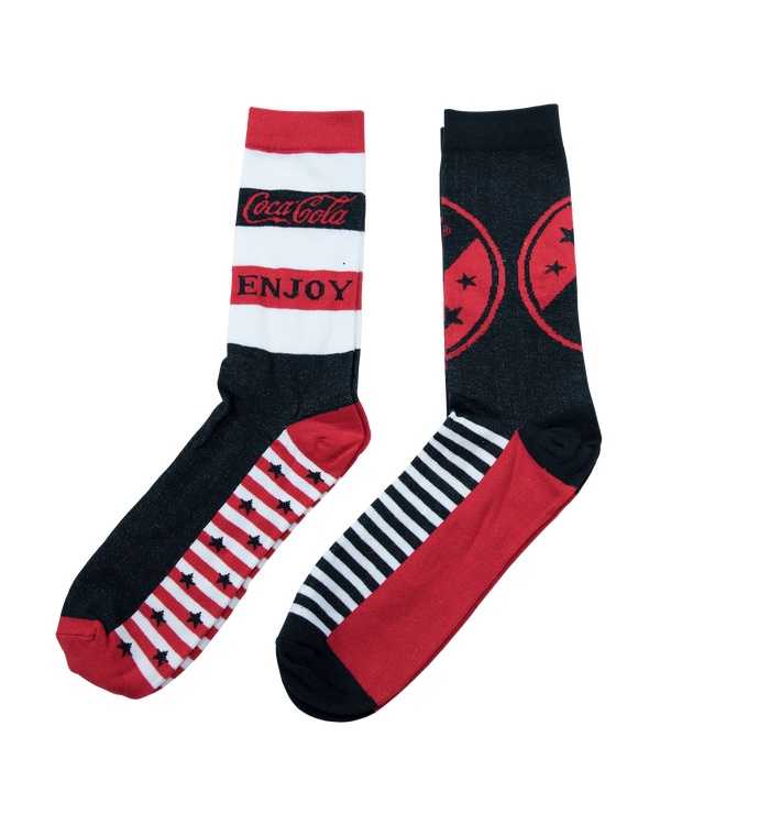Coca-Cola Script Men's Socks - 2PK