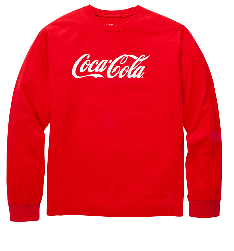 Coca-Cola Script Unisex Long Sleeve Tee