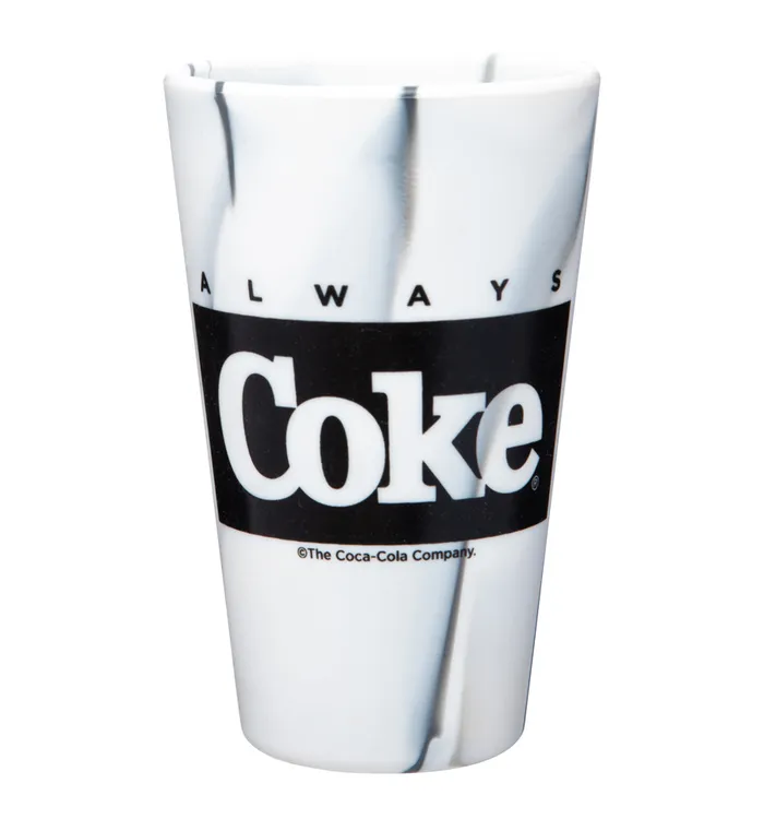 Coca-Cola Polar Bear Marble Silipint Tumbler 16oz