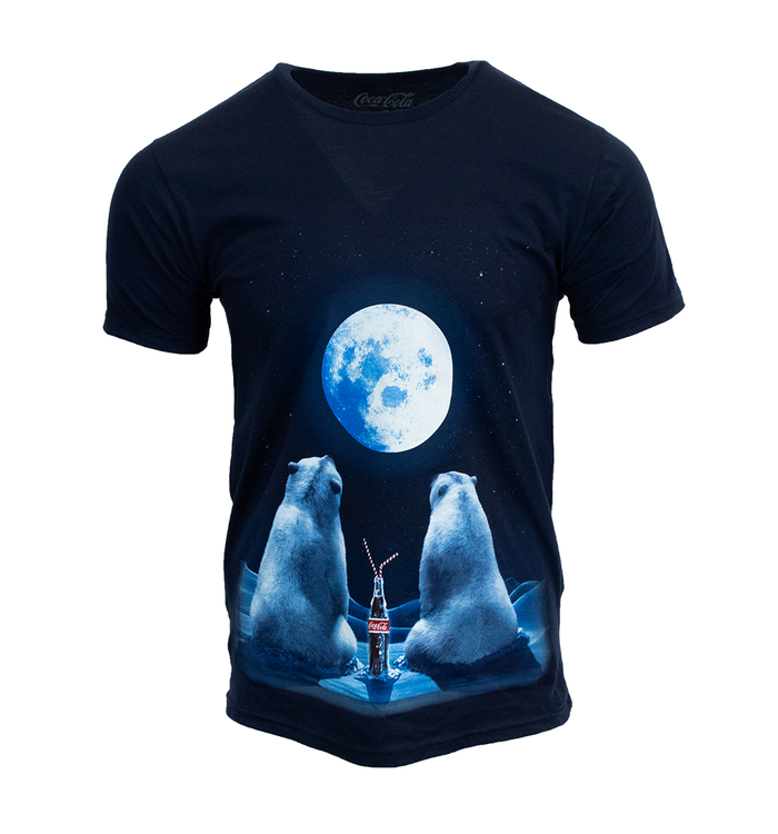 Coca-Cola Full Moon Polar Bears Unisex Tee