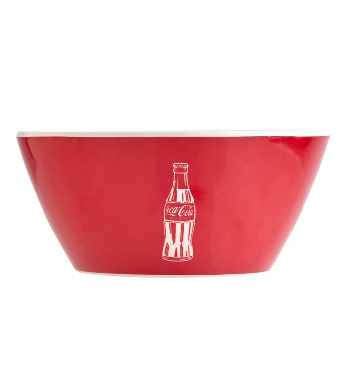 Coca- Cola Melamine Bowl Red