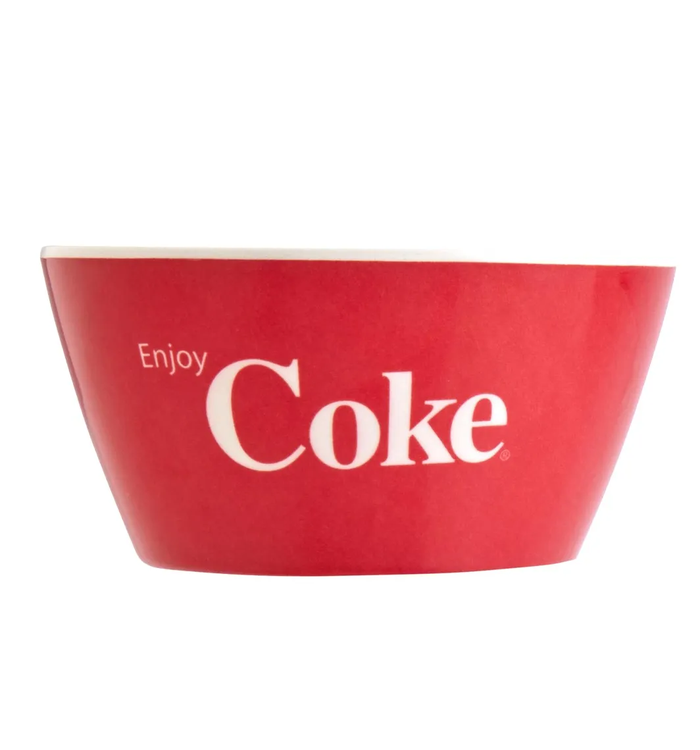 Coca-Cola Melamine Dipping Bowl Red