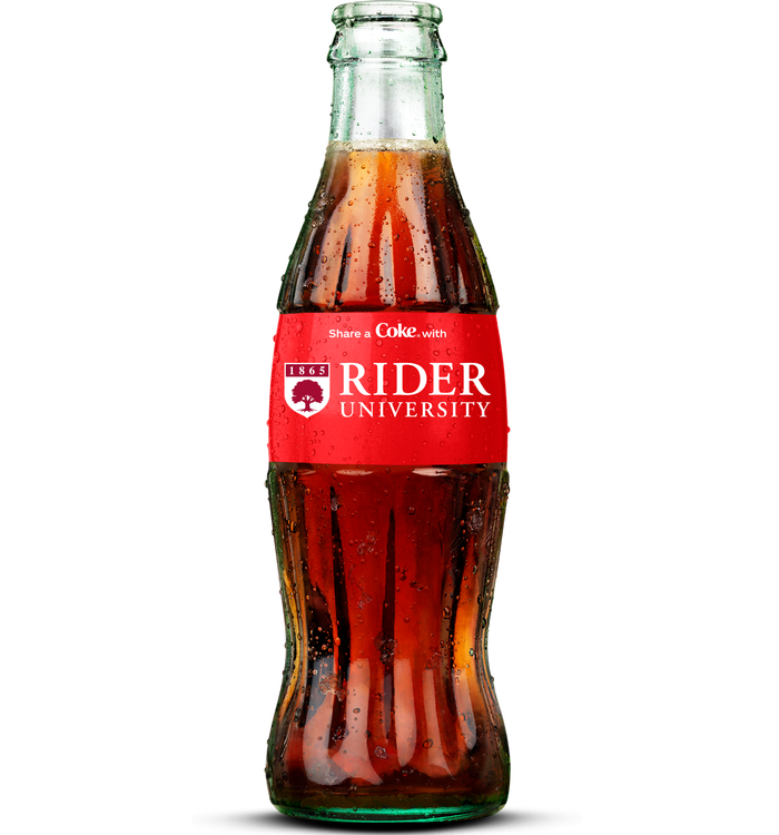 Rider University Coca-Cola Bottle